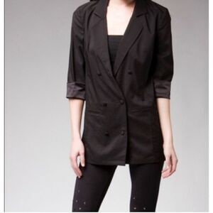 Factory by Erik Hart Sheer Back Blazer Black Size Large